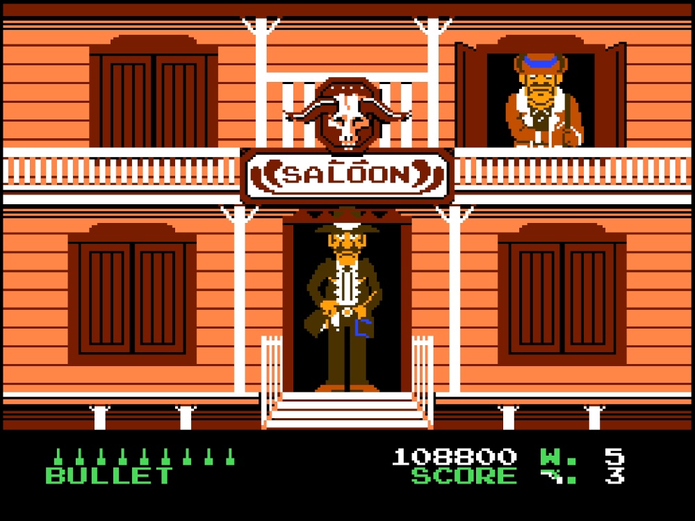Gameplay of Wild Gunman for NES